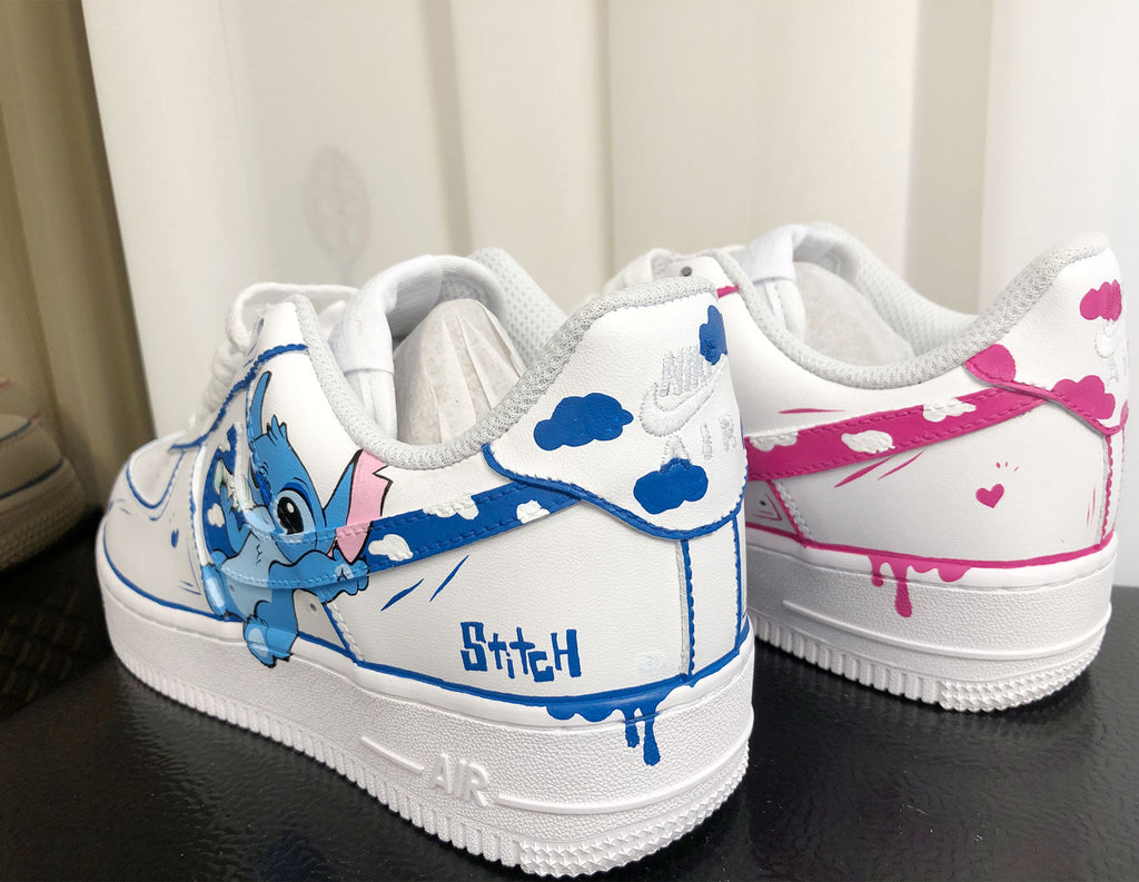 Stitch Couple Valentine's Day Custom Air Force 1