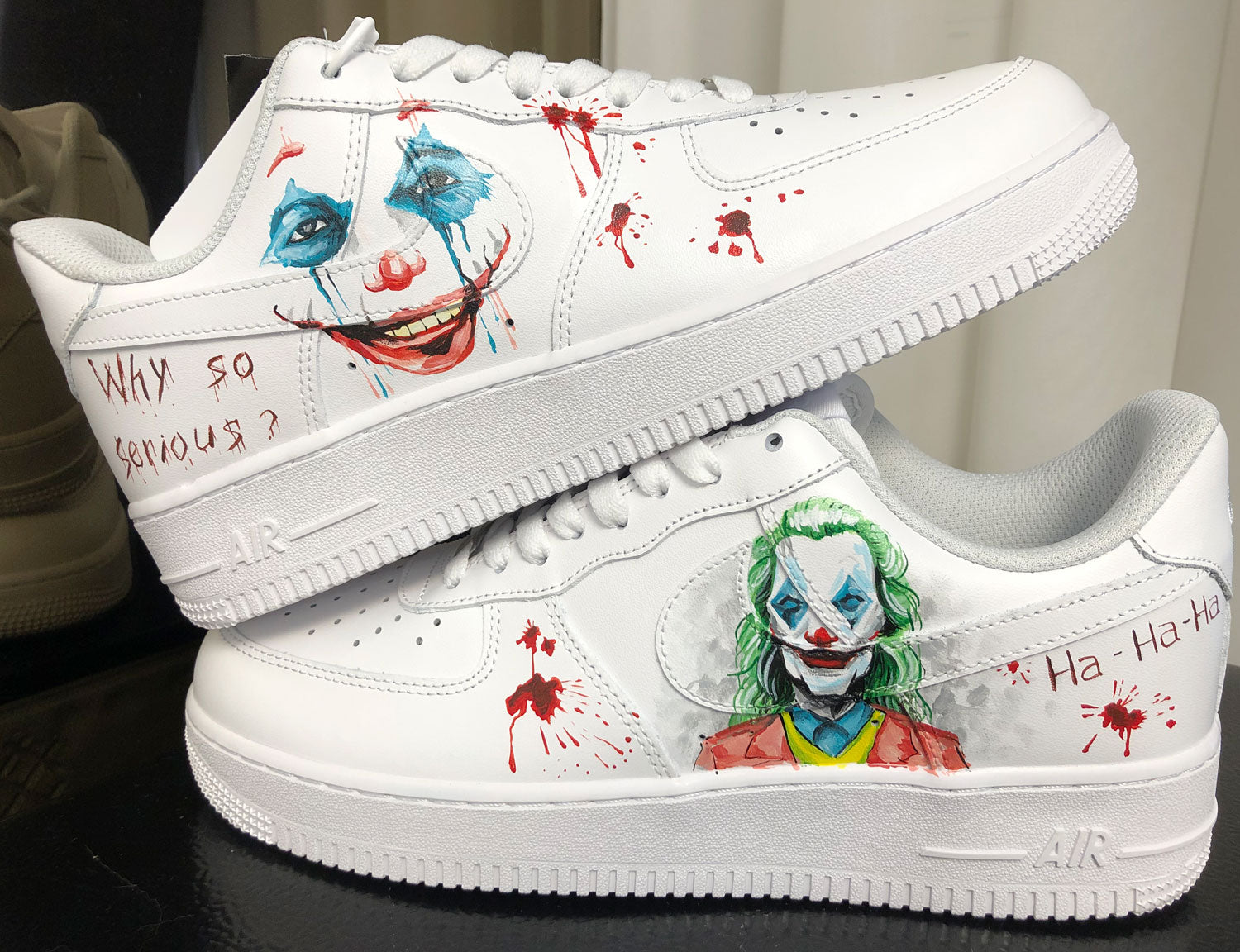 Joker Painting Custom Air Force 1