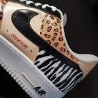 Flower Leopard Pattern Colorful Custom Air Force 1