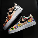 Flower Leopard Pattern Colorful Custom Air Force 1