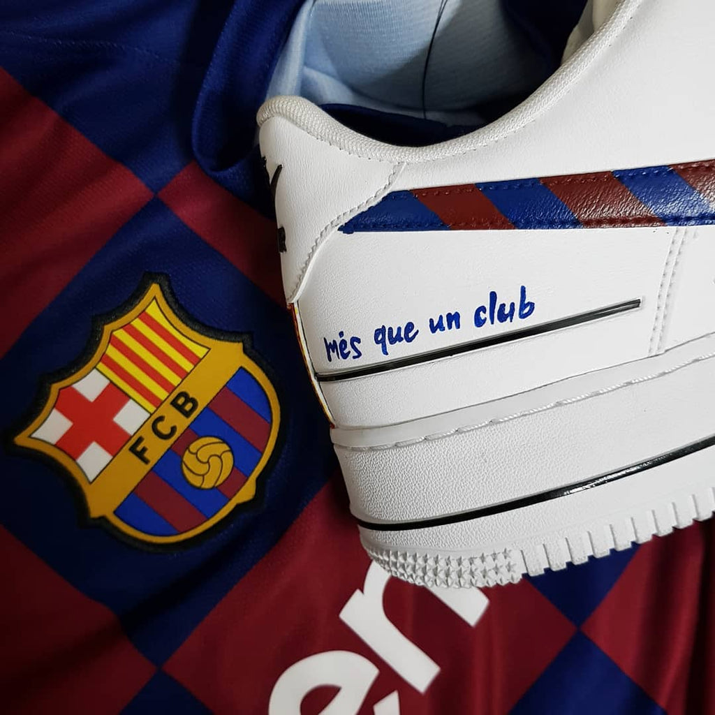 Cartoon Role  Red  Blue Stripe Swoosh Custom Air Force 1