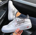 Graffiti Black Line Custom Air Force 1