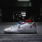 Black Font White  Custom Nike Court Royale