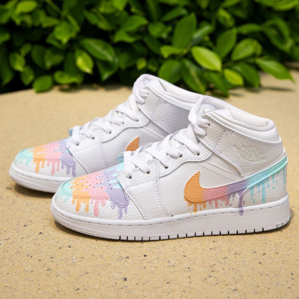 Rainbow Drip Custom Air Jordan 1