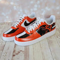 Orange Graffiti Dog Custom Air Force 1