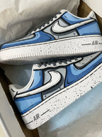 Blue Cartoon Custom Air Force 1