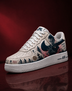 Hand Painted Stranger Things Custom Air Force 1 Sneakers