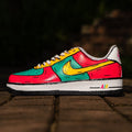 Red Yellow Green Cartoon Custom Air Force 1