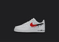 Black Red Drip Custom Air Force 1