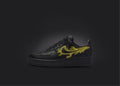 Black Yellow Flash Custom Air Force 1