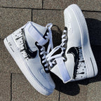Black Drip Custom Air Force 1 Mid