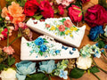 Blue Yellow Flowers Butterfly Custom Air Force 1
