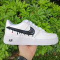 Black Drips Custom Air Force 1