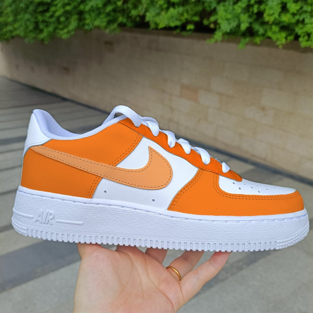 Orange Custom Air Force 1