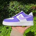 Smooth Purple Custom Air Force 1