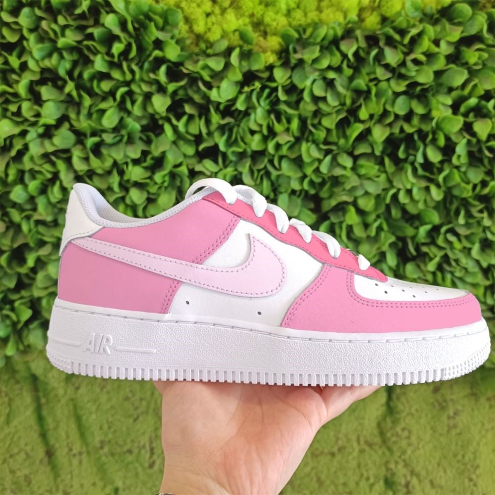 Smooth Pink Custom Air Force 1
