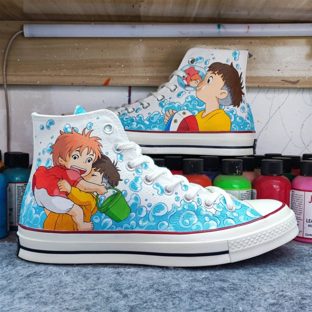 Ponyo Sousuke Custom Converse