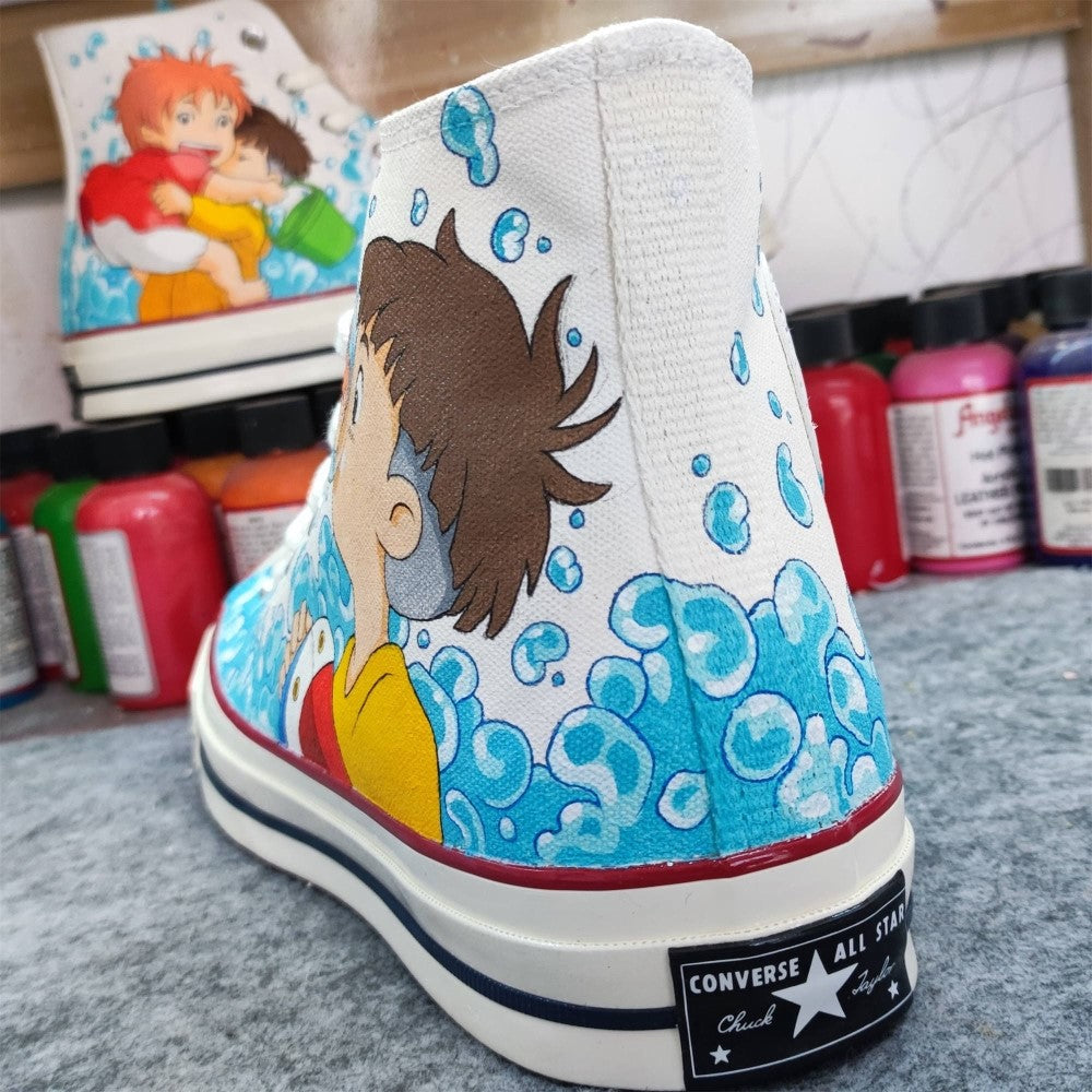 Ponyo Sousuke Custom Converse