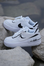 Black White Custom Air Force 1 Shadow