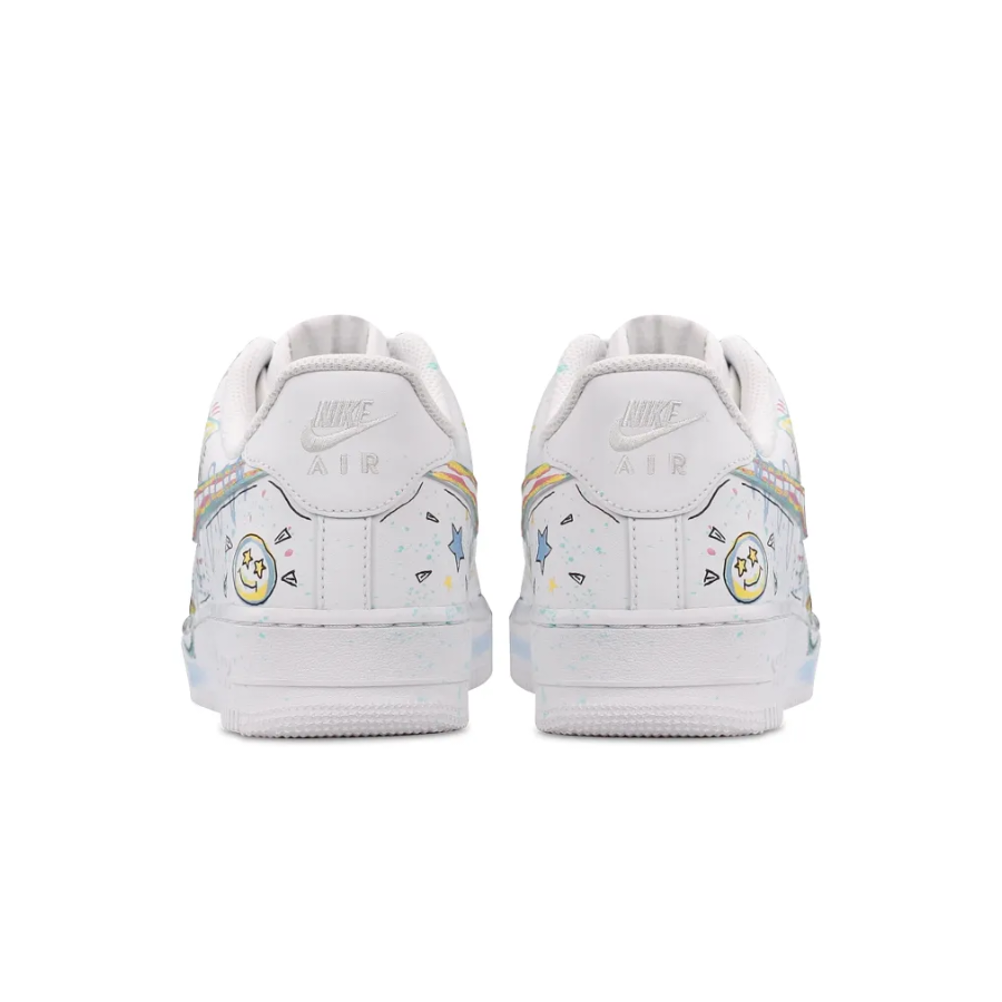 Simple Figure Yellow Custom Air Force 1