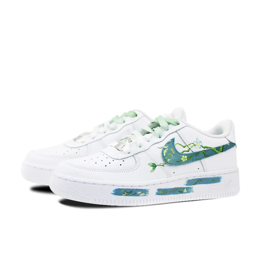 Green Jasmine Custom Air Force 1