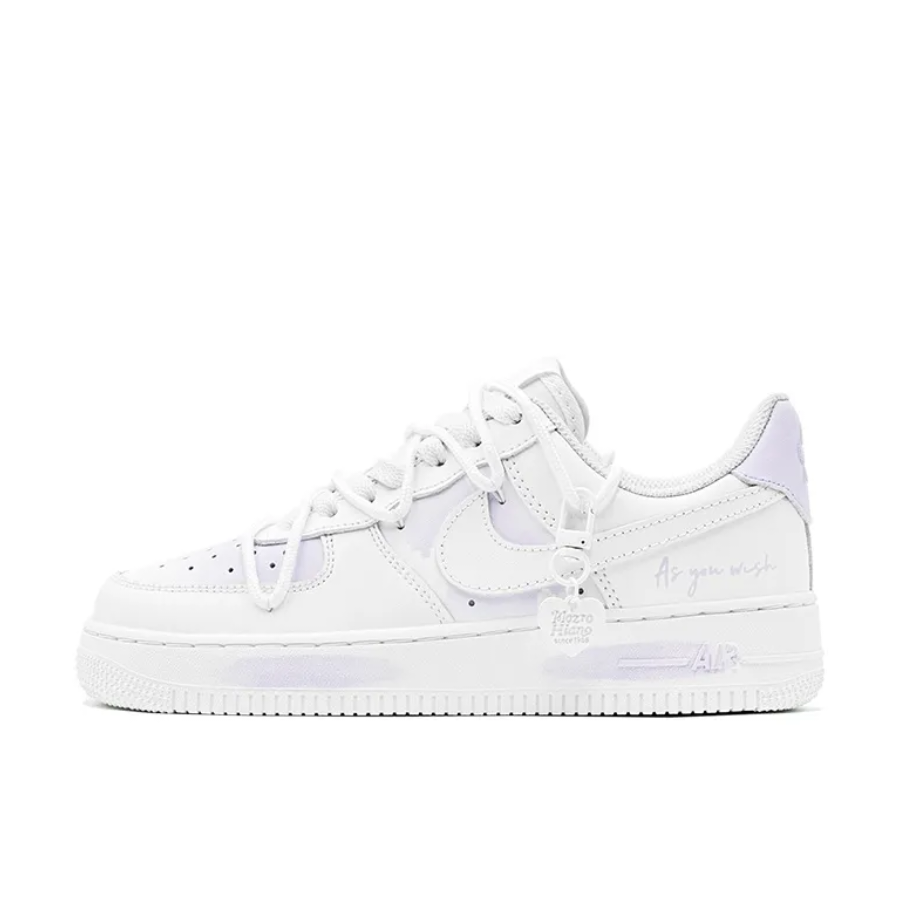 Extra Lace Purple Custom Air Force 1