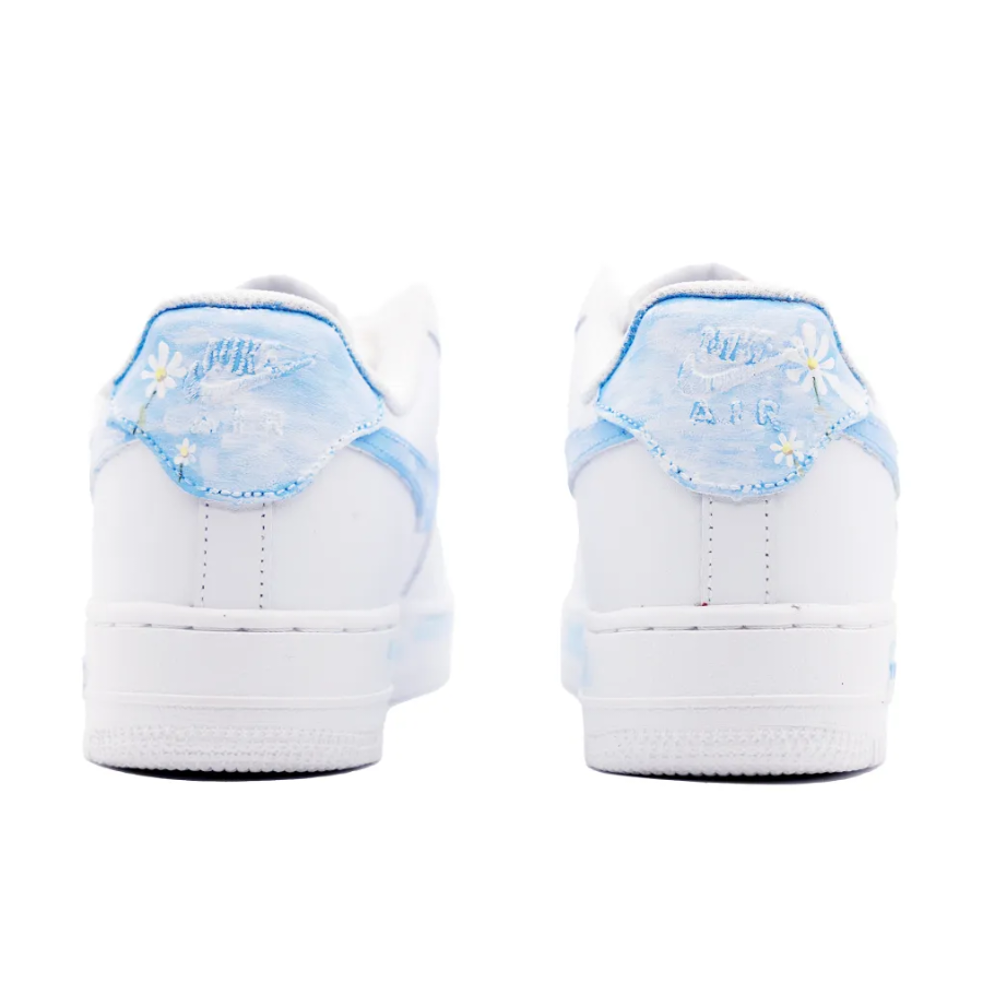 Flower  Jasmine Blue Custom Air Force 1