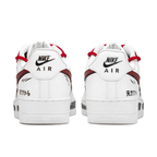 Extra Lace Red Shadow Black Custom Air Force 1