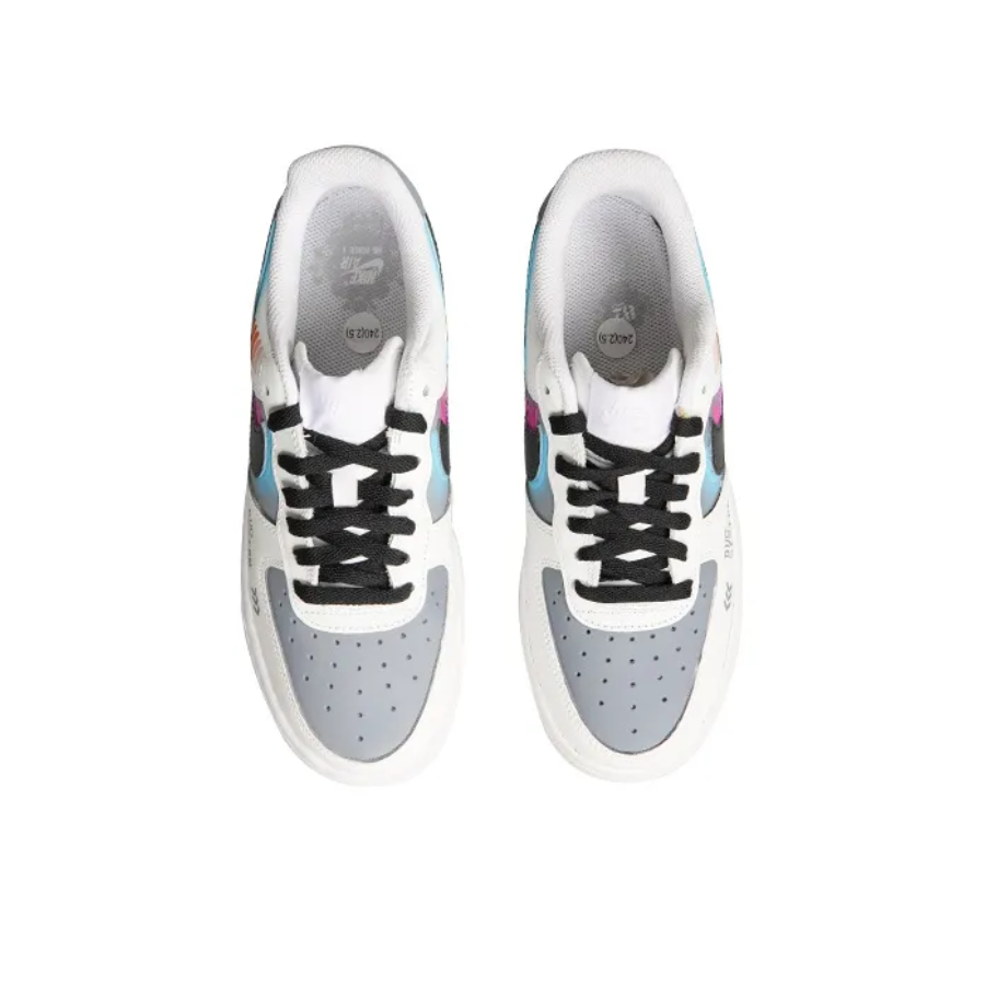Gray Purple Blue Black Custom Air Force 1