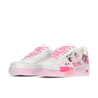 Pink Sticker Font Custom Air Force 1