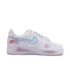 Pink Red Font Custom Air Force 1
