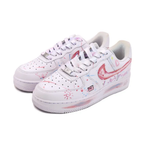 Pink Red Font Custom Air Force 1