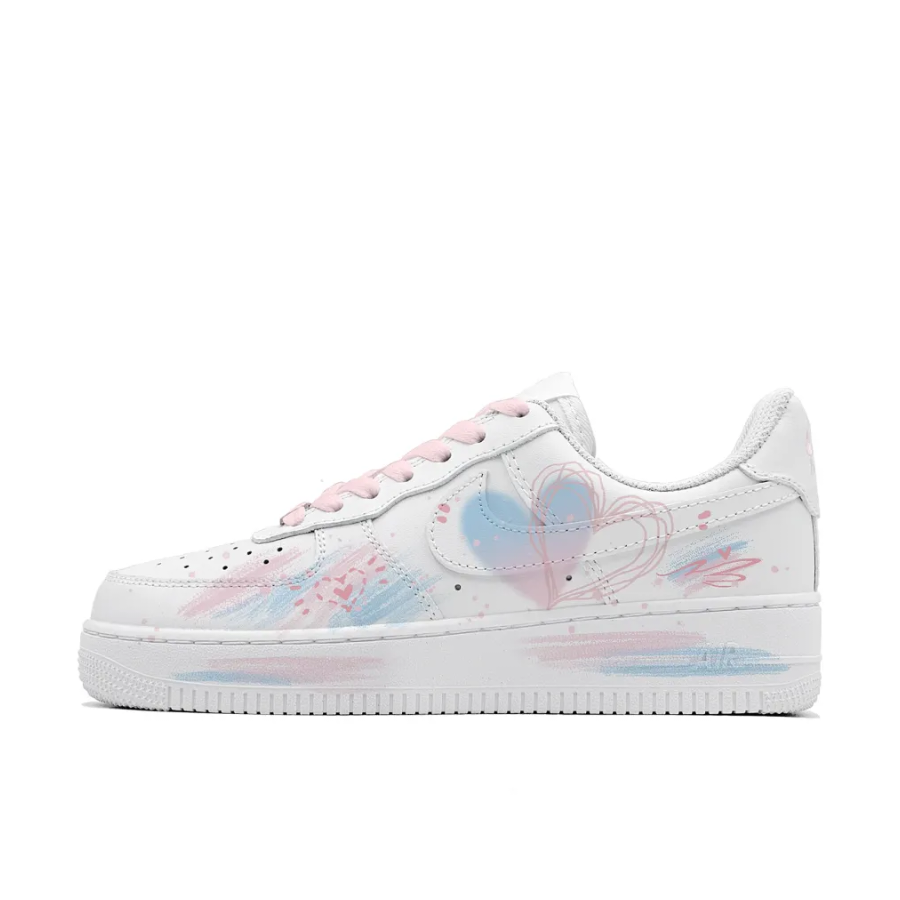 Light Blue Pink Heat Custom Air Force 1
