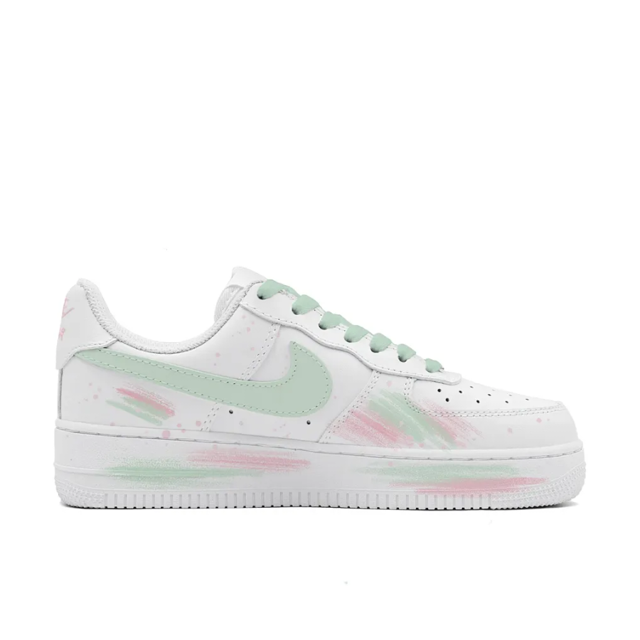 Light Green Pink Heat Custom Air Force 1