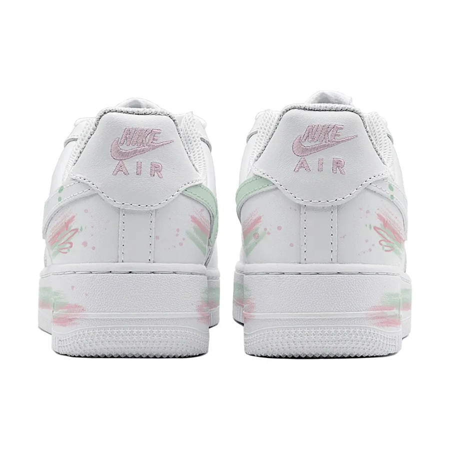 Light Green Pink Heat Custom Air Force 1