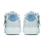 Extra Lace Snowflake Blue Custom Air Force 1