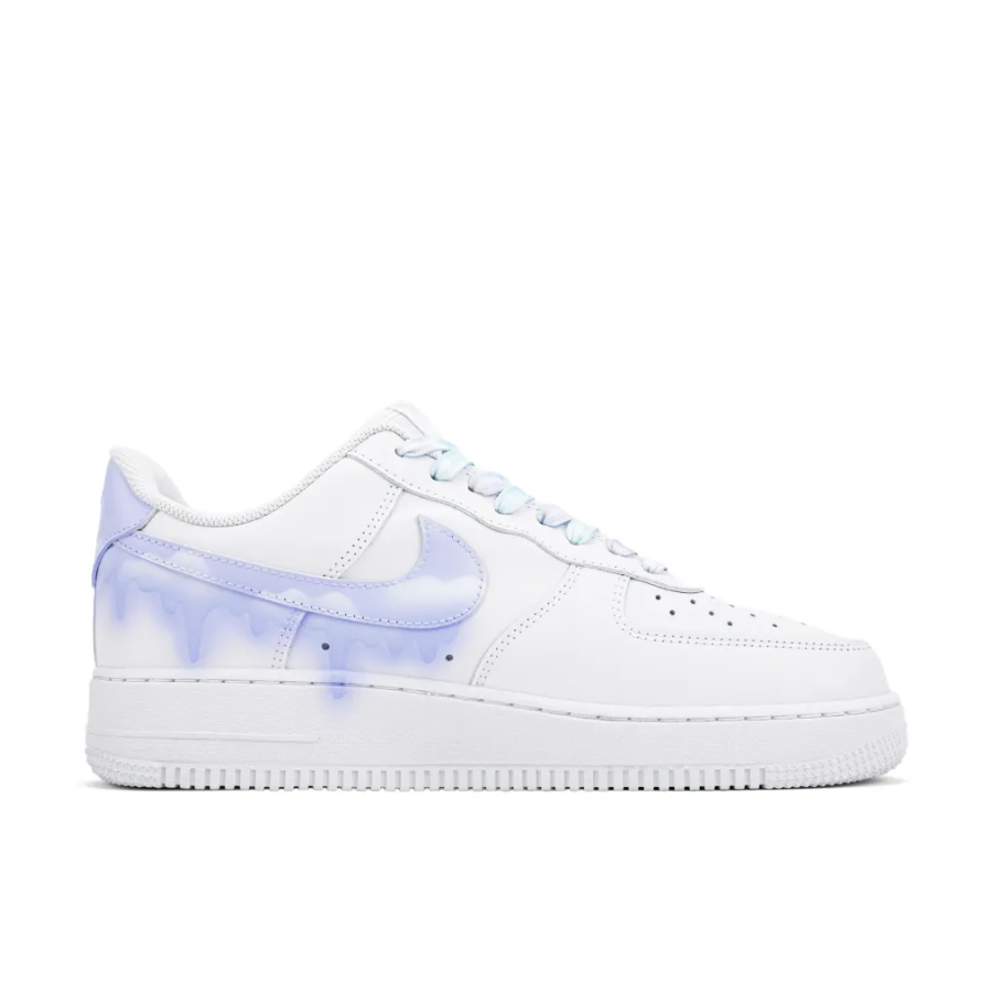 Purple Driping Swooh Custom Air Force 1