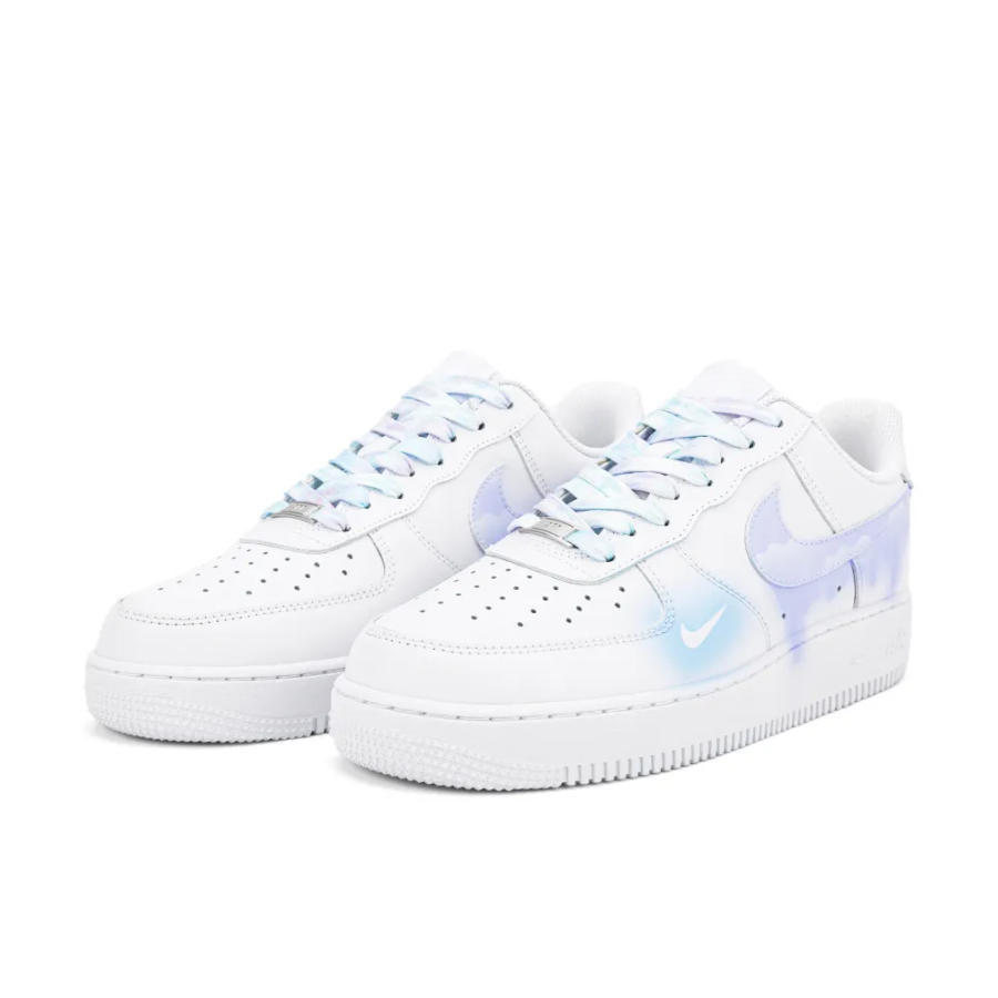 Purple Driping Swooh Custom Air Force 1