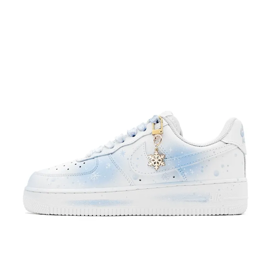 Blue Snowflake Custom Air Force 1