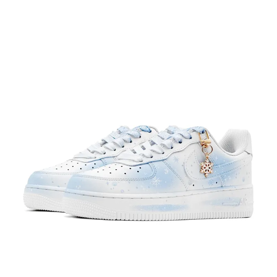 Blue Snowflake Custom Air Force 1