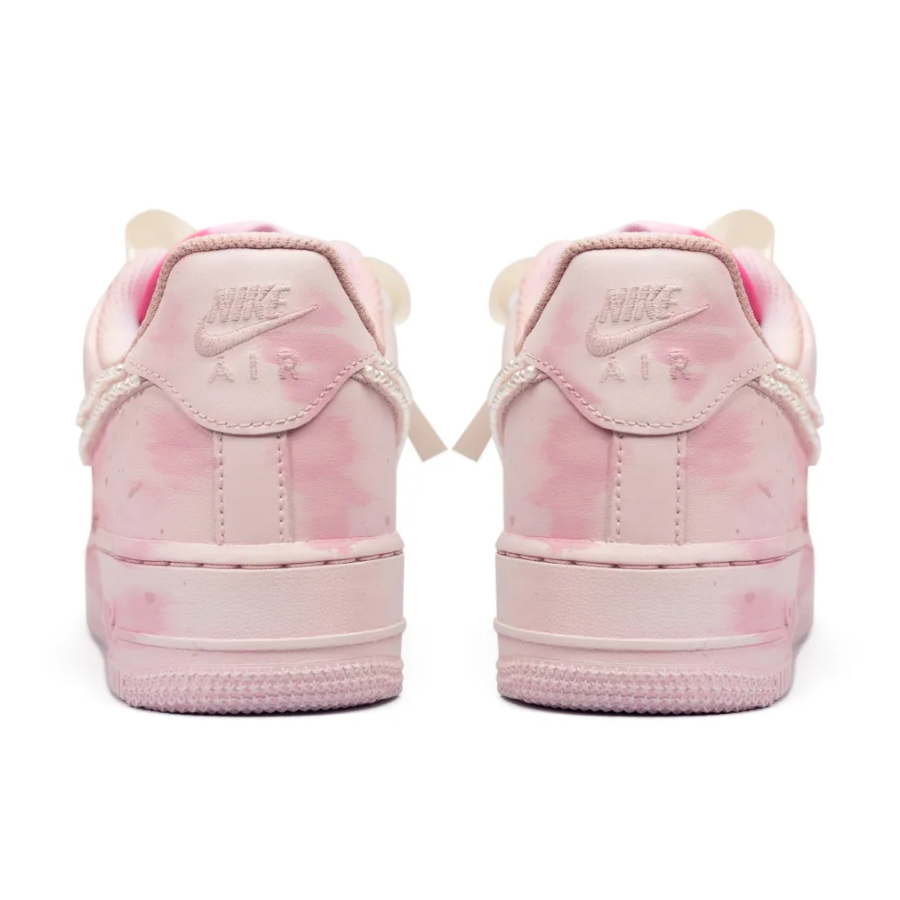 Pink Pearl Swoosh Custom Air Force 1