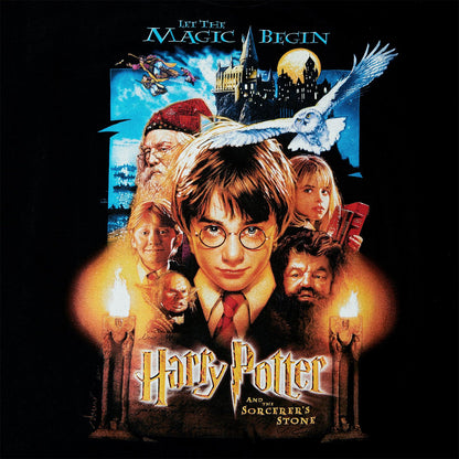 Harry Potter - Philosopher's Stone Poster T-Shirt Black
