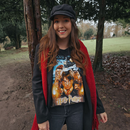 Harry Potter - Philosopher's Stone Poster T-Shirt Black