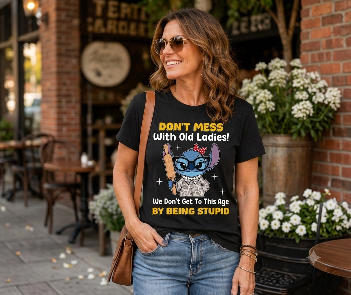 Disney|Stitch - DON'T MESS With Old Ladies!