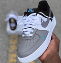Gray Black White Custom Air Force 1