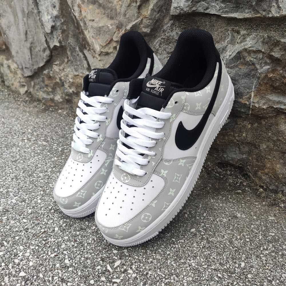 Royal Gray LV Custom Air Force 1
