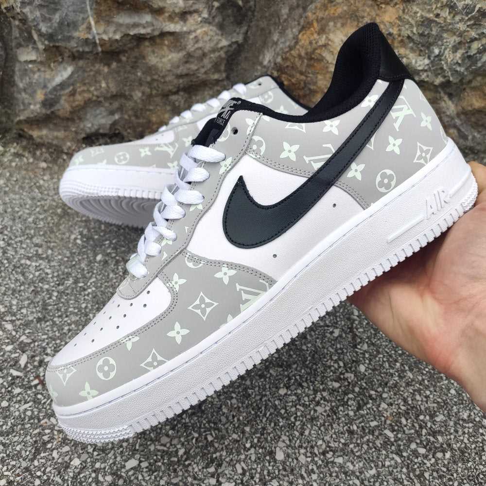 Royal Gray LV Custom Air Force 1