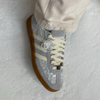 Spezial Lace Flower Grey Custom Adidas Samba