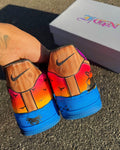 Hand Painted Tropical Sunset Custom Air Force 1 Sneakers