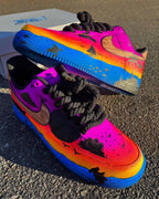 Hand Painted Tropical Sunset Custom Air Force 1 Sneakers